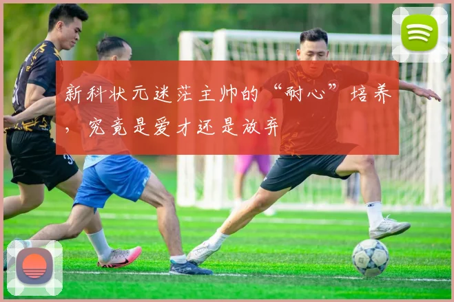 新科状元迷茫主帅的“耐心”培养，究竟是爱才还是放弃